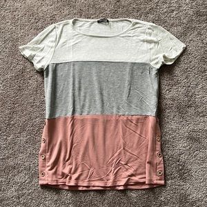 Color block shirt